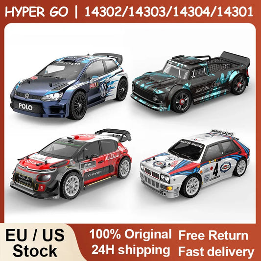 HYPER GO RC MJX 14304 14303 14302 14301 High Speed Drift Car with Gyroscope - Electric Toy for Children, Volkswagen Racing Gift