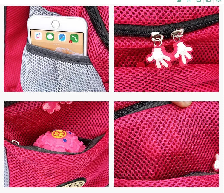 Nouveau chien animal de compagnie sac à dos transporteur sac de voyage avant Pack respirant réglable avec bandes réfléchissantes de sécurité pour la randonnée en plein air chats