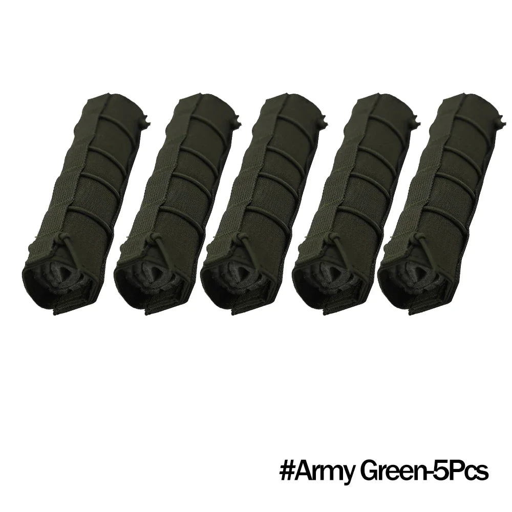 Couverture de suppresseur de Sniper, protection de Camouflage tactique, tir en plein air, étui en tissu de chasse militaire, équipement de terrain CS en direct