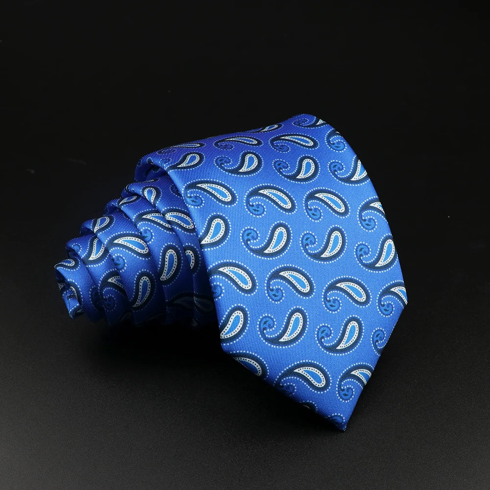 51 Estilos hombres corbatas de seda Jacquard a rayas a cuadros corbata floral accesorios uso diario camisa traje corbata regalo de fiesta de boda