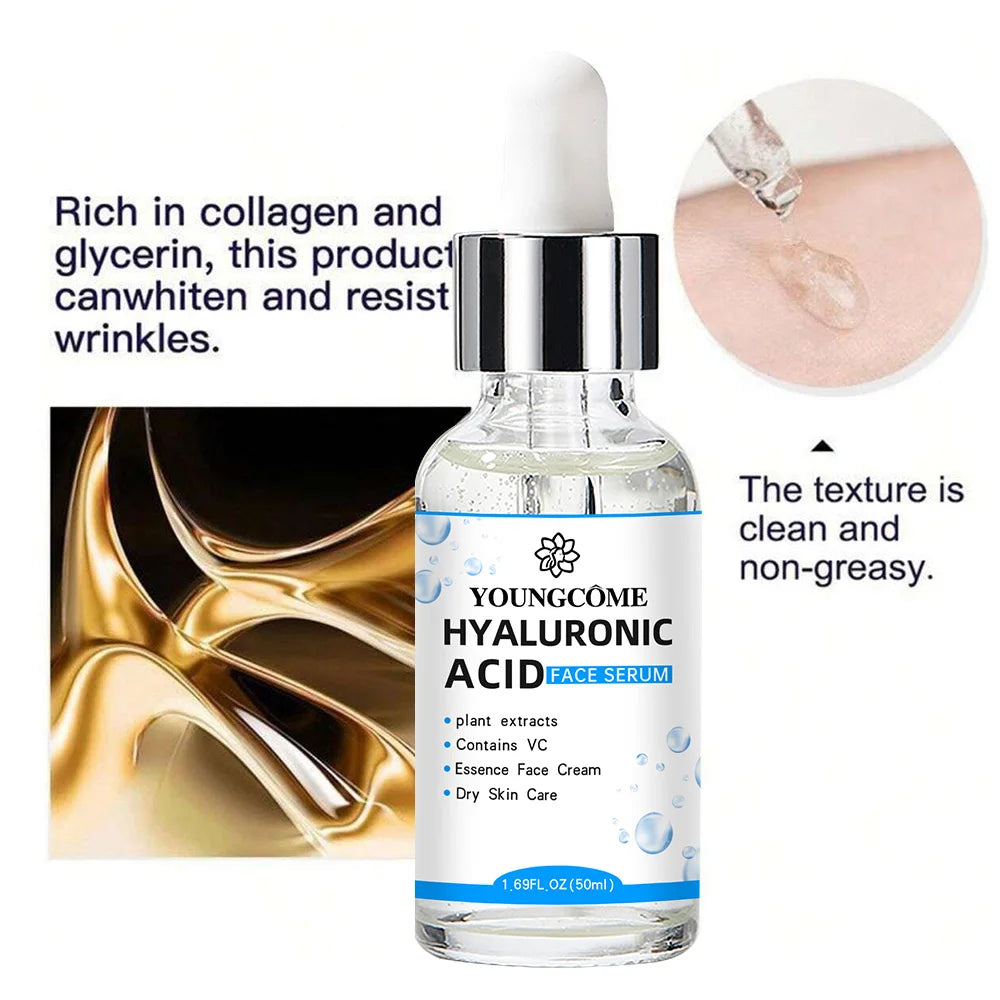 Essence Visage à l’Acide Hyaluronique — Hydratation Profonde Soins Coréens