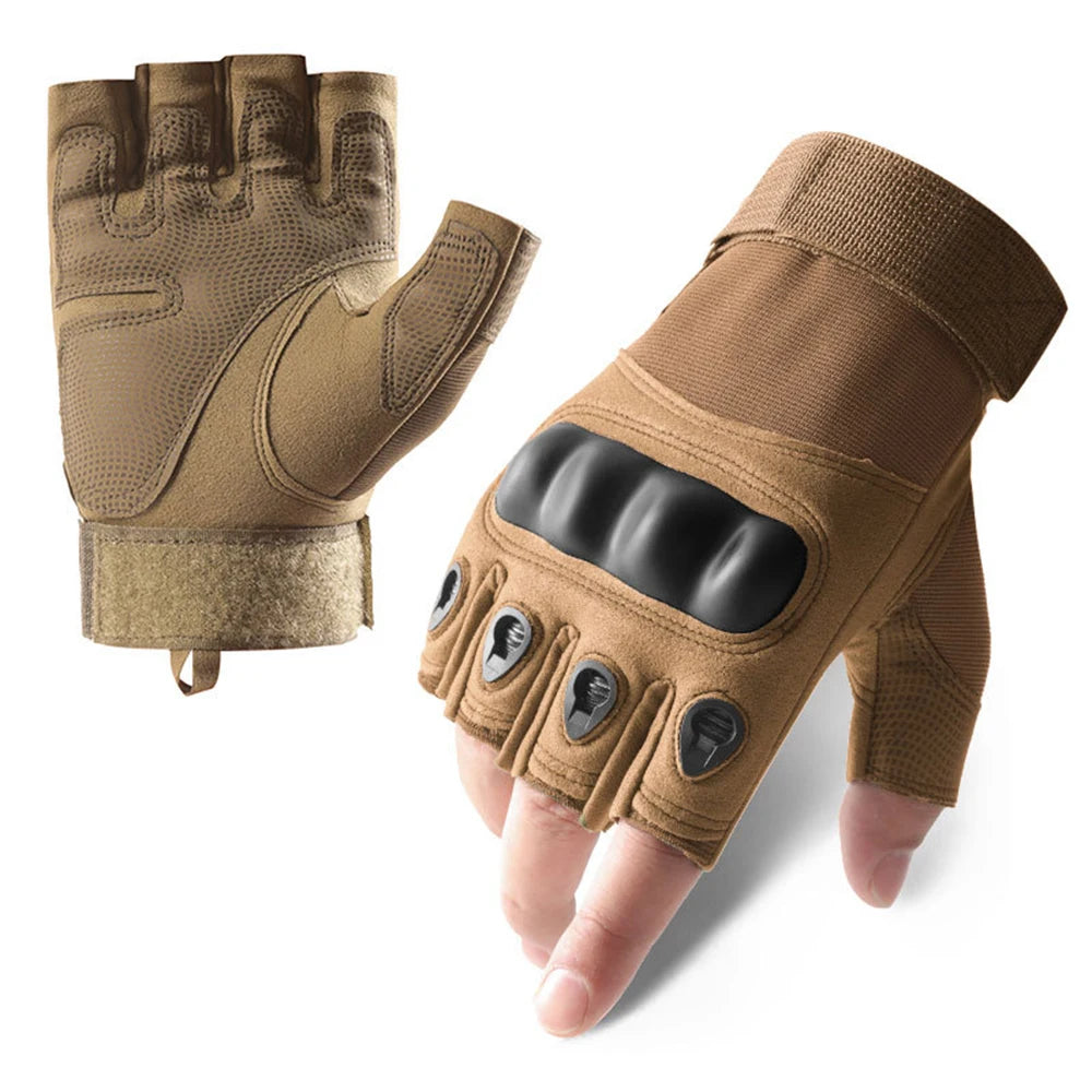 Gants tactiques d'extérieur gants de Moto demi-doigt militaire hommes femmes Combat tir chasse Fitness gants Luva Moto