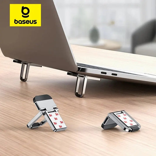 Bas192.- Soporte plegable para portátil, soporte para ordenador portátil, base para ordenador portátil, elevador ajustable, soporte de refrigeración rápida, soporte universal para ordenador portátil