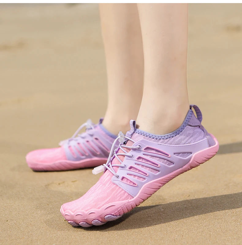 Chaussures d'eau de plage pour hommes et femmes, nu-pieds, natation dans la mer, sports aquatiques