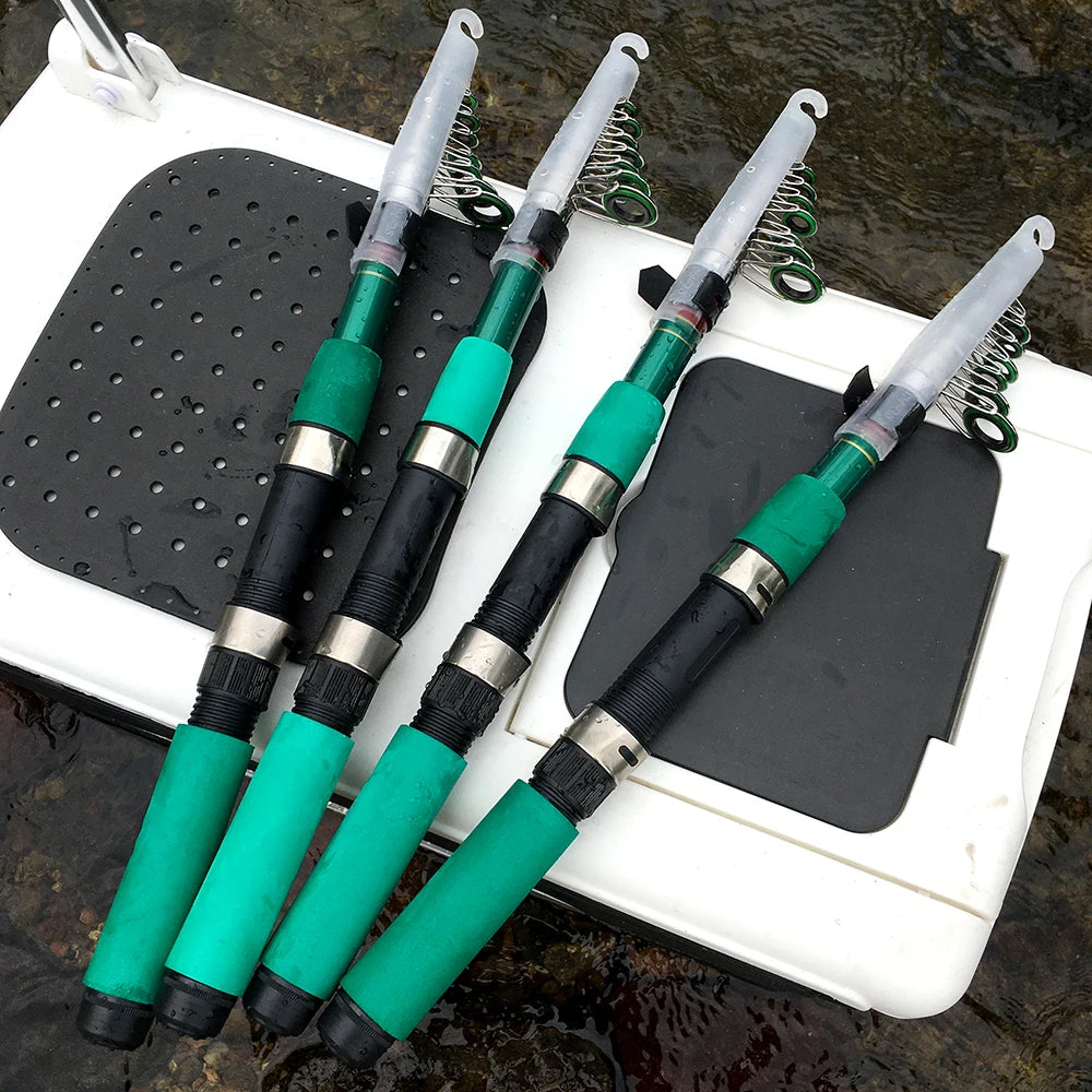 Mini Canne à Pêche Télescopique Portable 1.8m à 3.6m — Voyage & Pêche en Mer