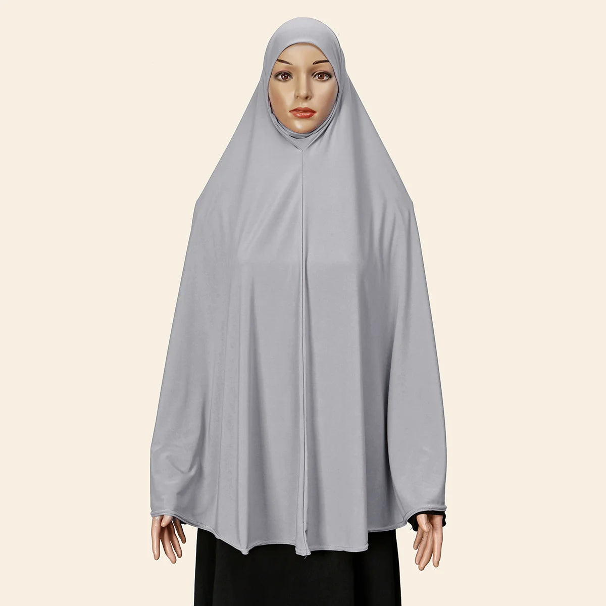 Abayas pour femmes musulmanes, couverture complète, Hijab intérieur en coton de qualité supérieure, Hijab en chanvre, robe de prière du Ramadan