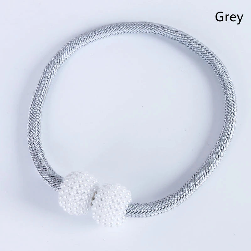 2/4 piezas, perlas magnéticas, clips para cortinas, alzapaños, hebillas, ganchos para colgar, bolas de hebilla, accesorios decorativos para cortinas.