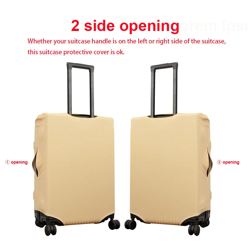 Footprint ball print luggage cover, fire trolley luggage protector for men and boys, travel accessories, elastic luggage cover