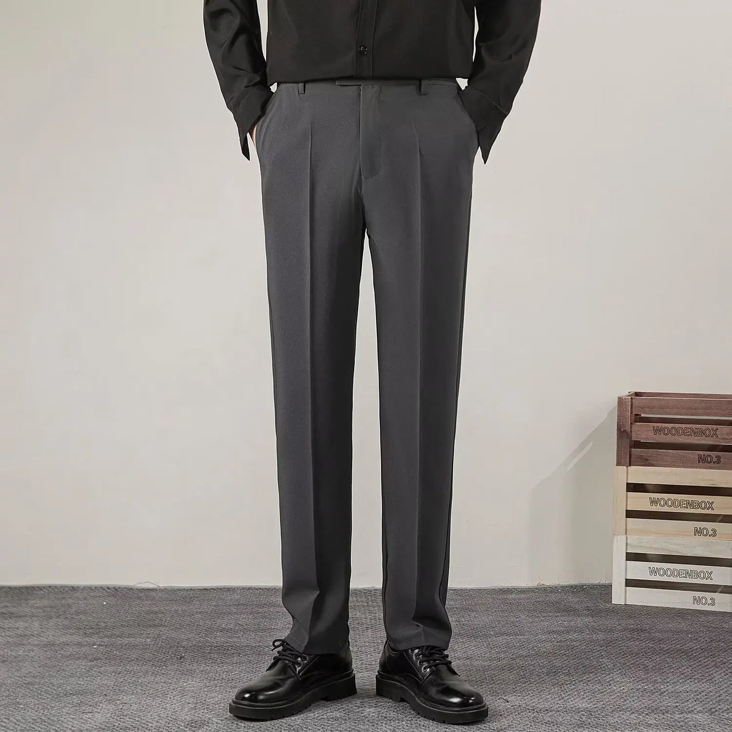 Pantalon d'été décontracté pour homme — coupe slim, style classique