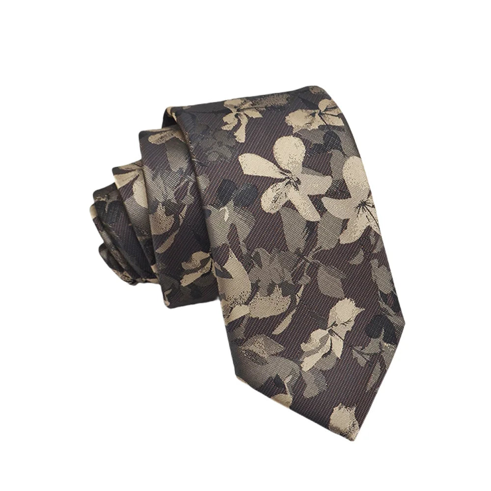 High Quality Men's Jacquard Floral Dot 8cm Tie Accessories Daily Wear Shirt Suit Tie Wedding Party Gifts Tie