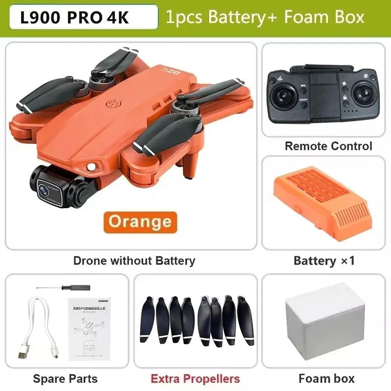 L900 Pro SE MAX 4K GPS Drone, Professional HD 5G WIFI 360° Dual Camera Brushless Motor Obstacle Avoidance RC FPV Quadcopter Drone