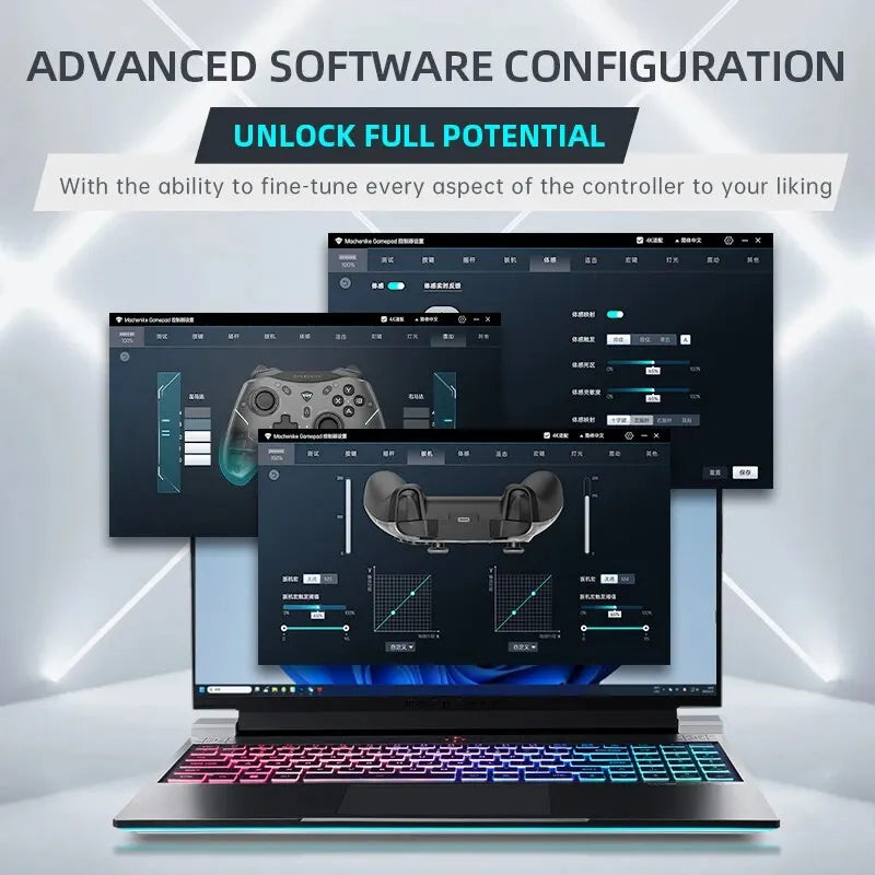 Machenike Wireless Game Controller, G5 Pro Elite, Hall Trigger Joystick, Mecha-Tactile, Lift for Switch, PC, Android, IOS