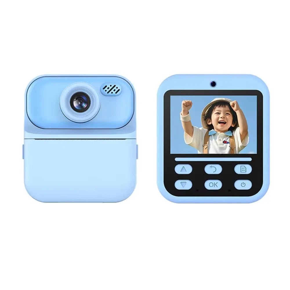 HD Instant Digital Camera, Portable Digital Camera with Instant Photo Printing, 2.4 Inch, for Girls and Boys, Birthday Gifts