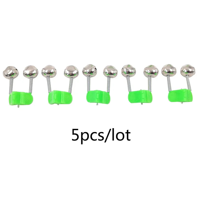 Alarmes Morsure de Pêche avec Cloche ABS — Lot de 5, Accessoire Pêche Outdoor