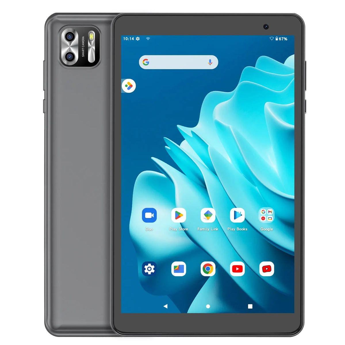 PRITOM – tablet Android 8 pulgadas 14, 8 GB (4 + 4 ampliados) RAM 64 GB ROM, expansión 1 TB, pantalla IPS 1280x800, batería 5000 MAH, doble cámara, WiFi