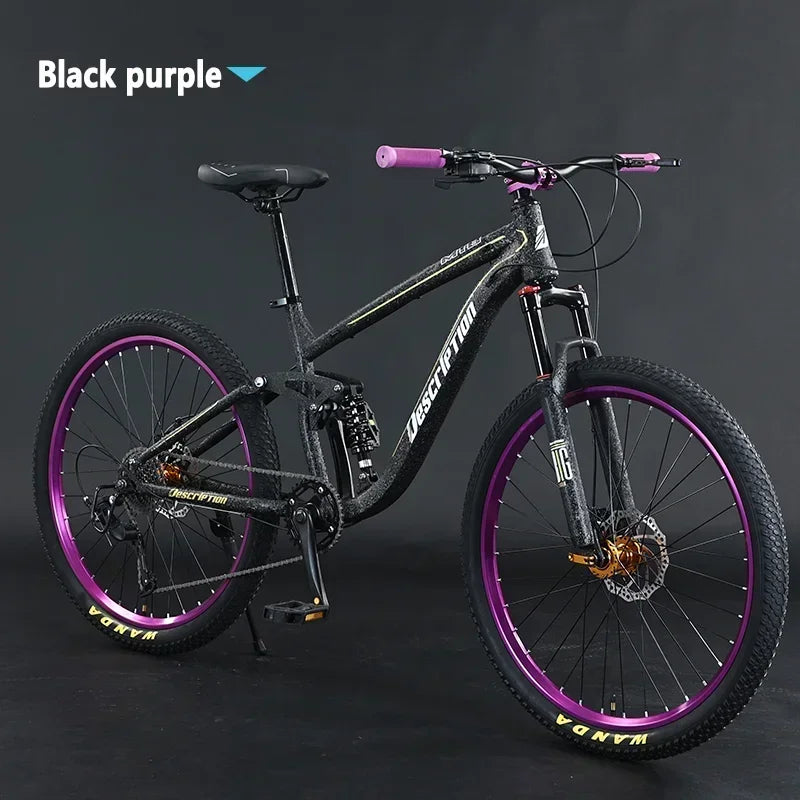 27.5 inch mountain bike soft tail MTB 9/10 speed Cross Country bike hydraulic disc brakes shock absorption downhill bicicleta