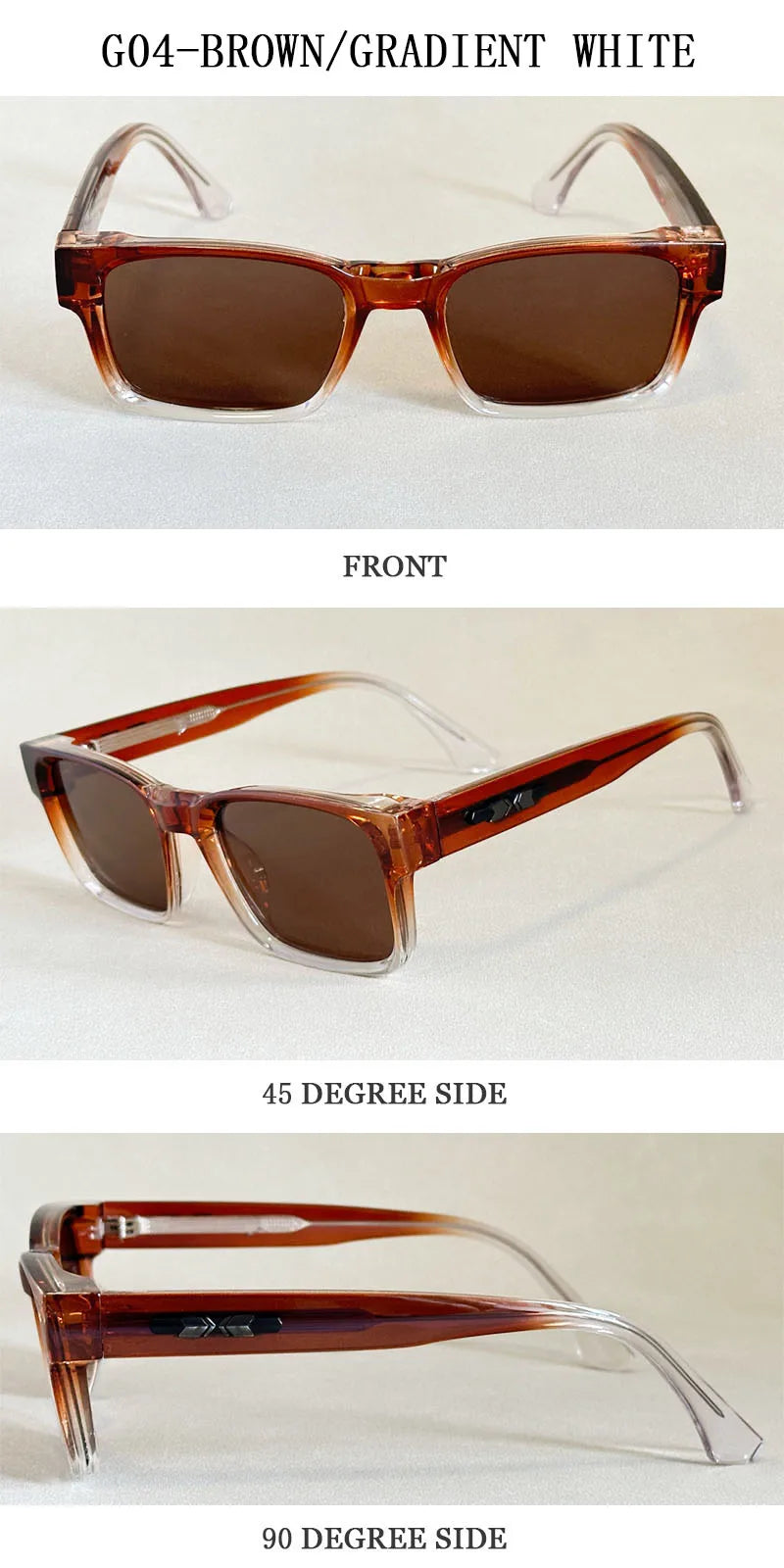 Lunettes de soleil carrées rétro pour hommes — vintage, femmes, à la mode, livraison directe