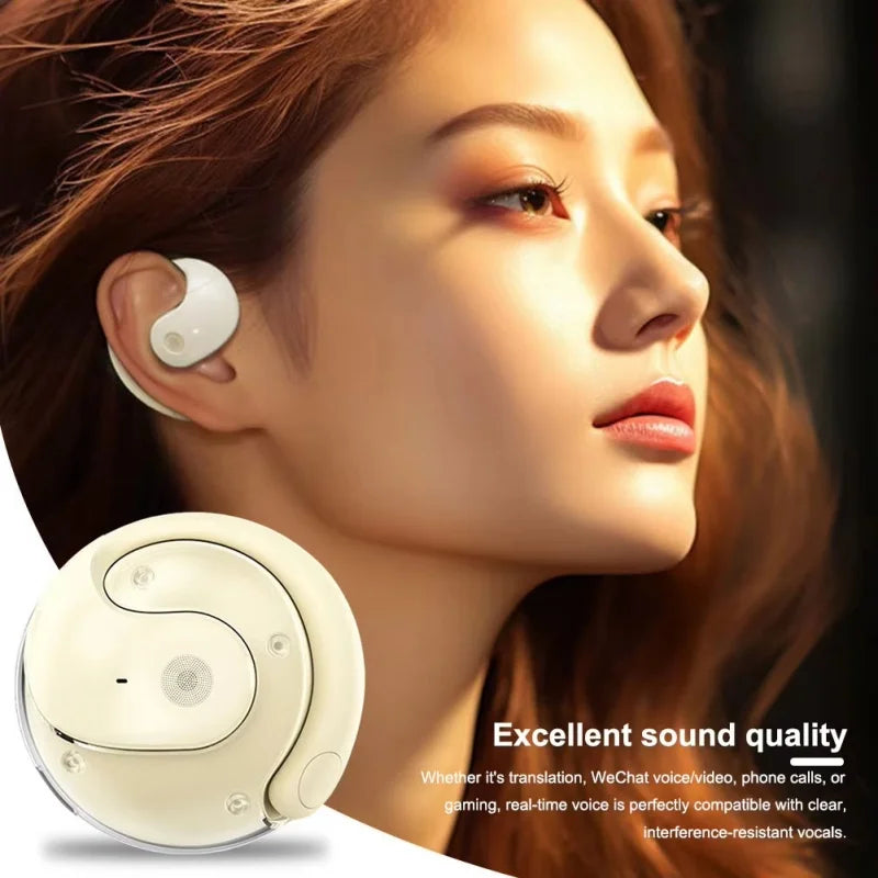 Casque à Conduction Osseuse Bluetooth — Oreille Ouverte, Sport, Suppression Bruit, Sans Fil