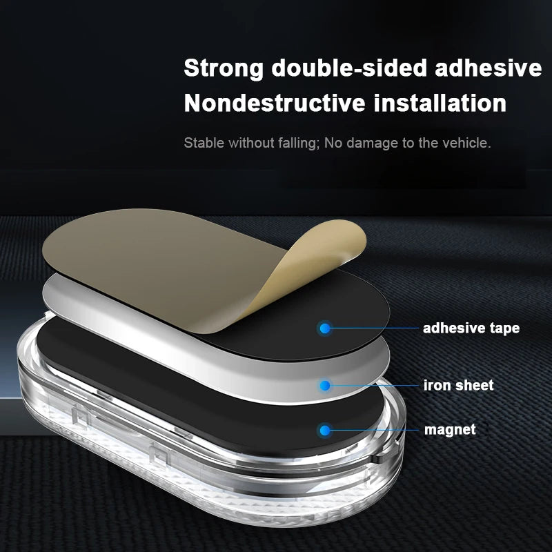 BLALION-Luces táctiles LED inalámbricas para coche, iluminación interior magnética, plafón de techo, lámpara de lectura, lámpara de puerta automática, carga por USB, 5V