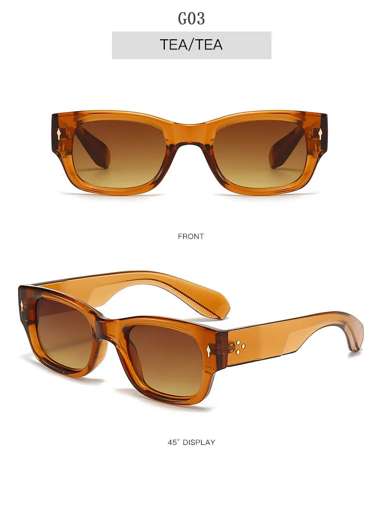 Lunettes de soleil hommes rétro protection solaire — femmes, à la mode, livraison directe, 2025