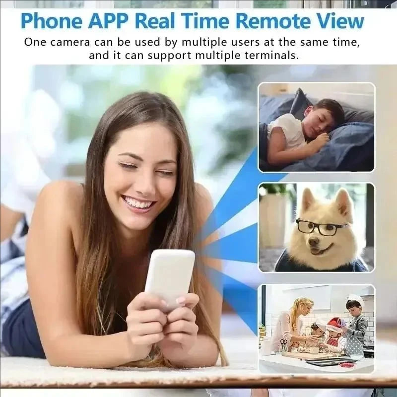 Mini caméra sans fil 1080P — surveillance sécurité, vision nocturne, détection de mouvement, maison intelligente