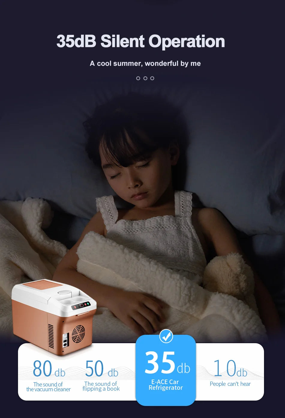 Mini réfrigérateur portable 15L — écran LED, super refroidissement, voiture, maison, camping