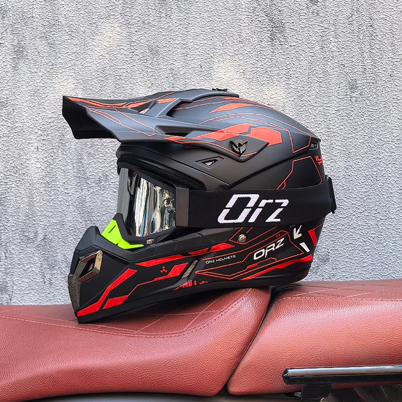Casque moto adulte hors route — course classique, modulaire, homme et femme
