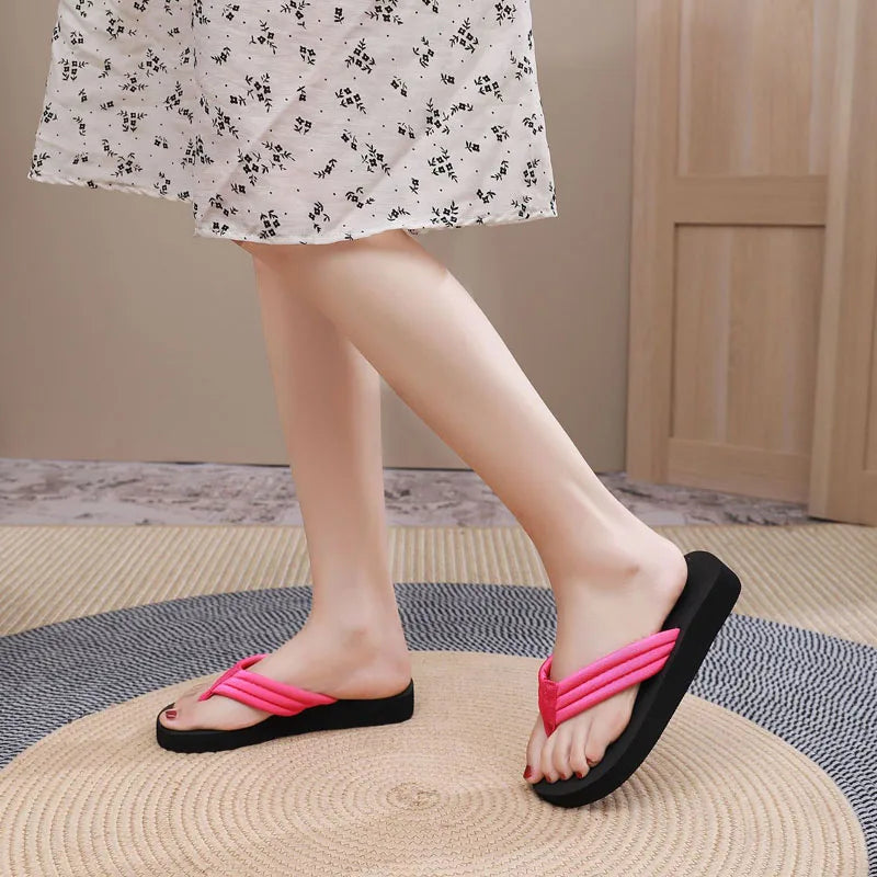 Women's flat-bottomed summer flip-flops beach shoes sandals women's shoes slippers slide indoor home Women's Shoe