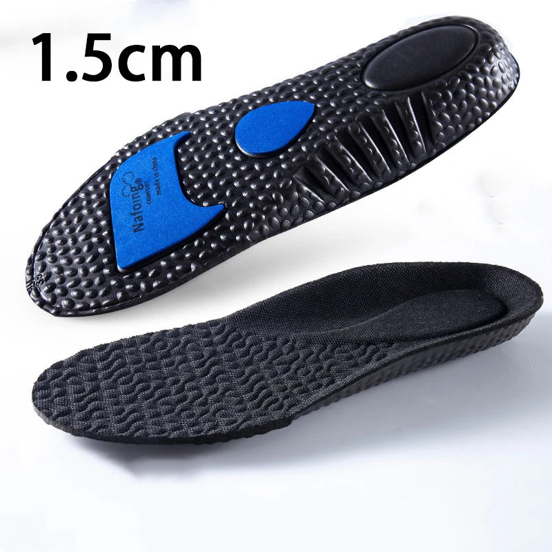Plantillas elevadoras de altura, plantillas deportivas amortiguadoras para hombres y mujeres, almohadillas cómodas y transpirables para zapatos, 2 unidades/4 unidades