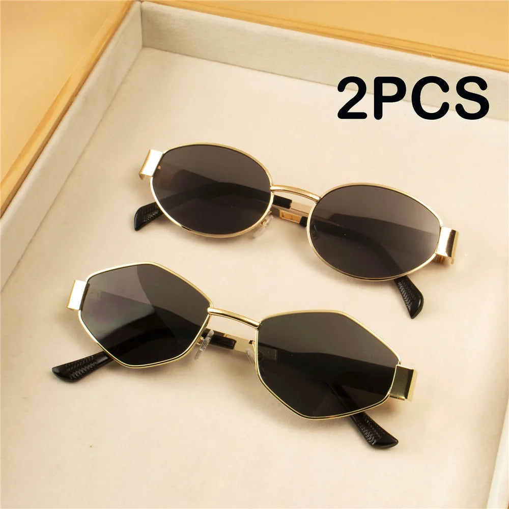 Lunettes de soleil polarisées UV400 — cadre rond, casual, mode, extérieur