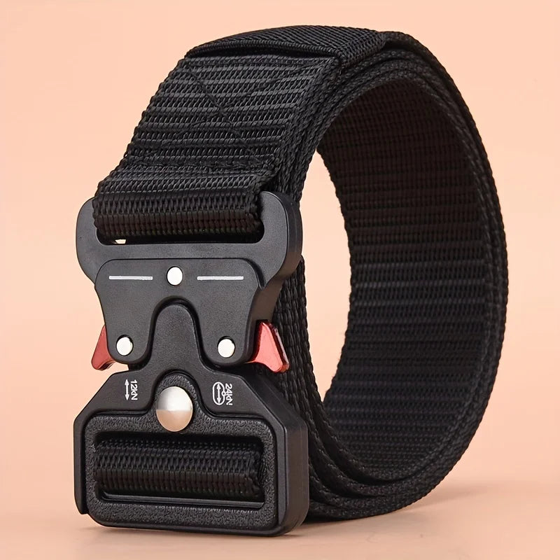 Cinturones tácticos versátiles para hombres - Diseño duradero y ajustable - Para entusiastas de los deportes al aire libre, para usar con pantalones, vaqueros, para hombres y mujeres