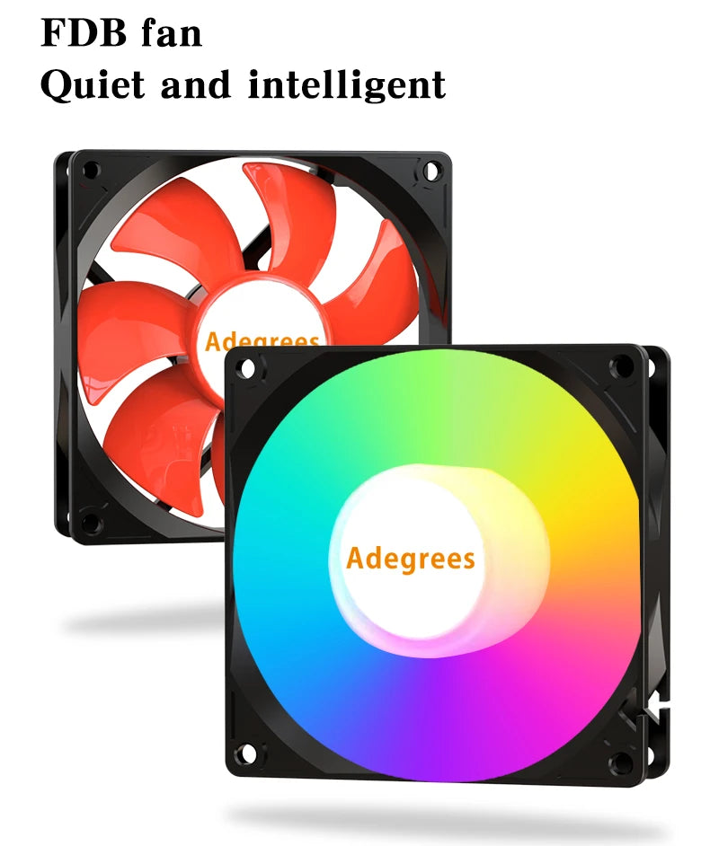Refroidisseur d'air CPU X79 X99 3 broches PWM 4 broches ventilateur de refroidissement de processeur silencieux pour Intel LGA 1151 1155 1200 1700 2011 AMD AM3 AM4 radiateur PC