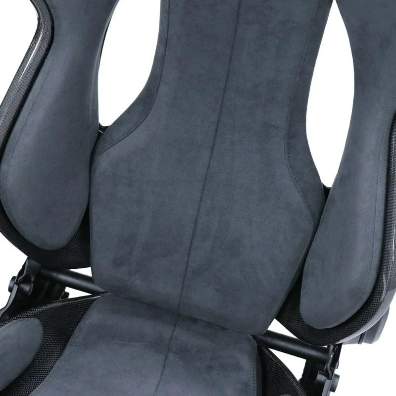 Siège de course en fibre de carbone réglable — durable, supercar, cuir