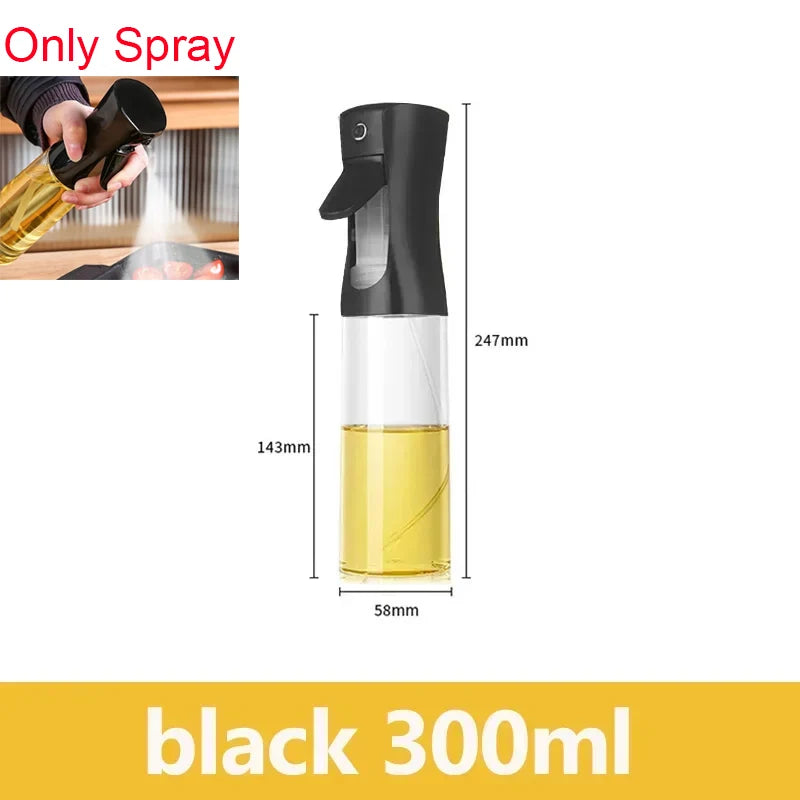 Pulvérisateur d'huile de cuisine en plastique 2 en 1, 500 ml, flacon pulvérisateur d'huile d'olive, distributeur d'huile pour barbecue, cuisson, rôtissage, pique-nique, outil de cuisine