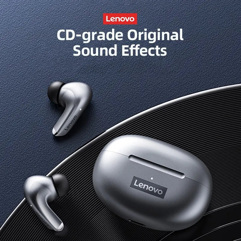 Auriculares inalámbricos Bluetooth Lenovo LP5 estéreo HiFi música deportivos impermeables TWS con micrófono nuevos