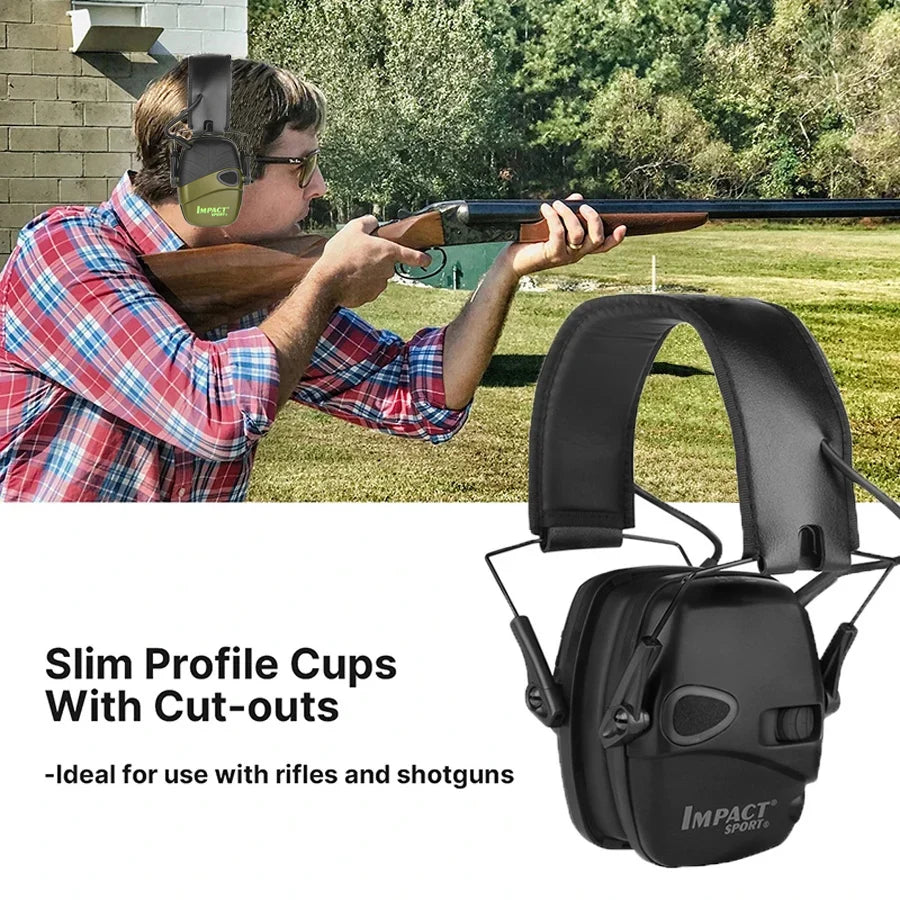 Casque antibruit de tir électronique DulElectronic, casque antibruit, amplification du son porteurs, oreille de chasse auditive, sports de plein air, original