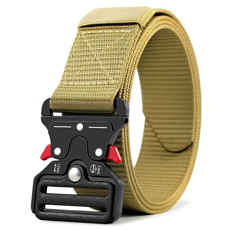 Multifunctional outdoor belt for men, high-quality canvas for nylon, luxury belt for men, sports jeans for women