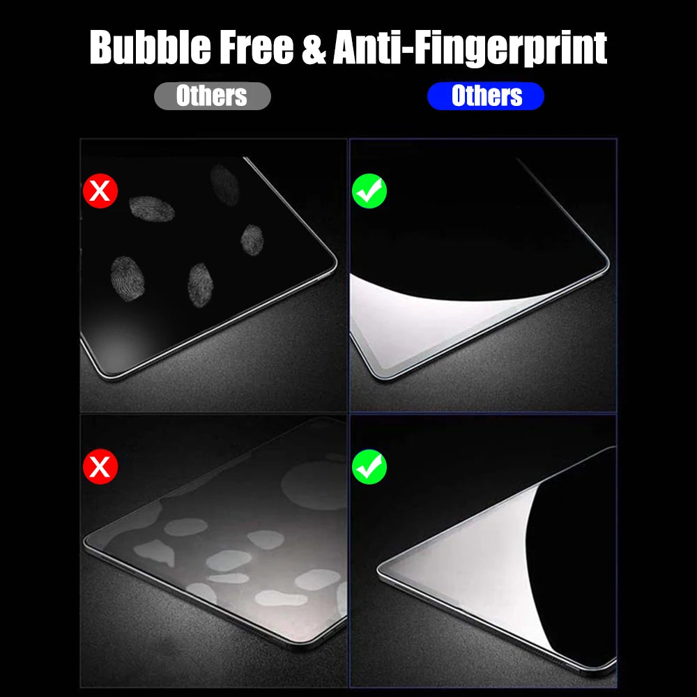 Protecteur d'écran en verre trempé pour tablette 10-11 pouces — 2 pièces, compatible Tab M10 Plus, M11, P11 Pro