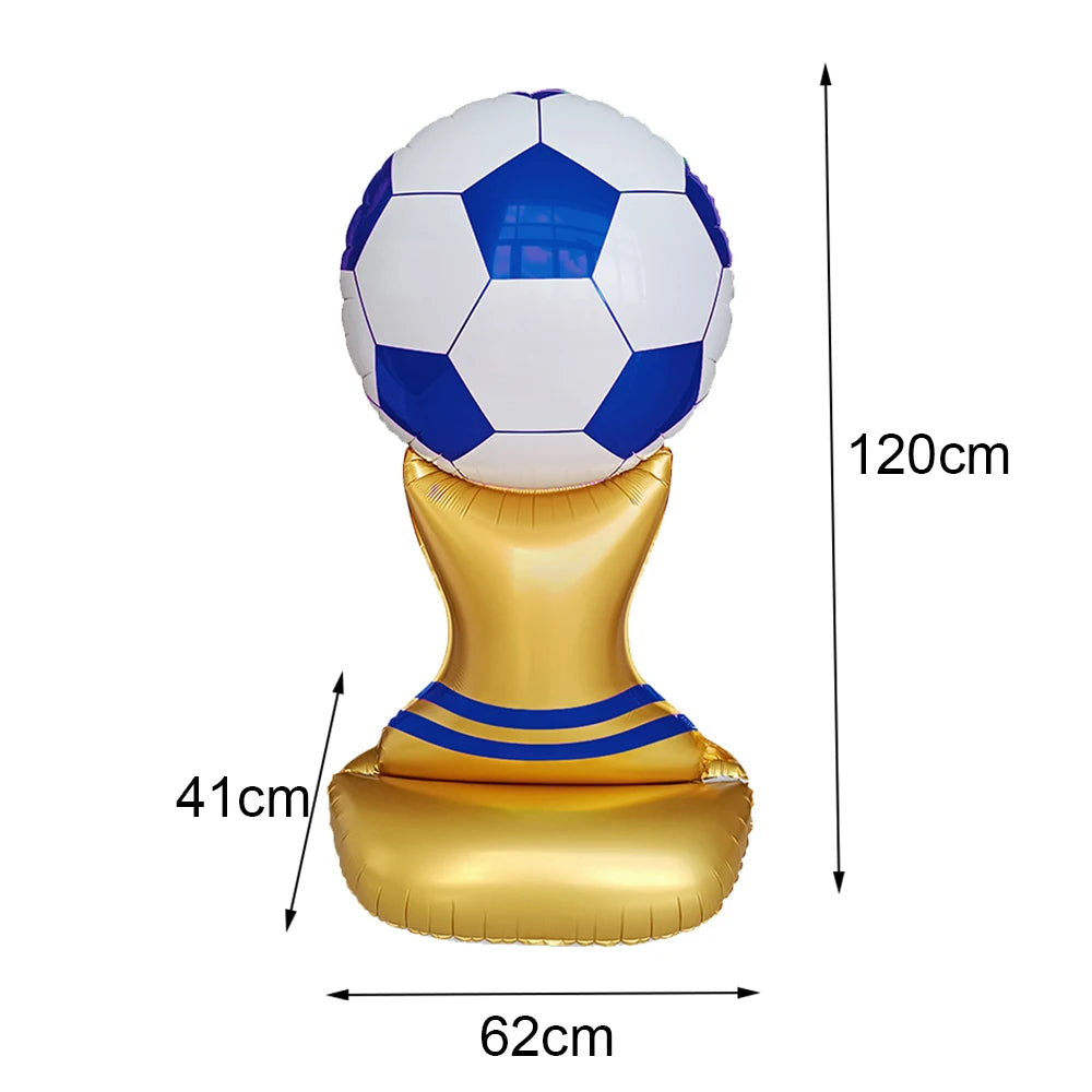 Ballons Aluminium Thème Football — Décoration Fête Anniversaire & Baby Shower Enfant