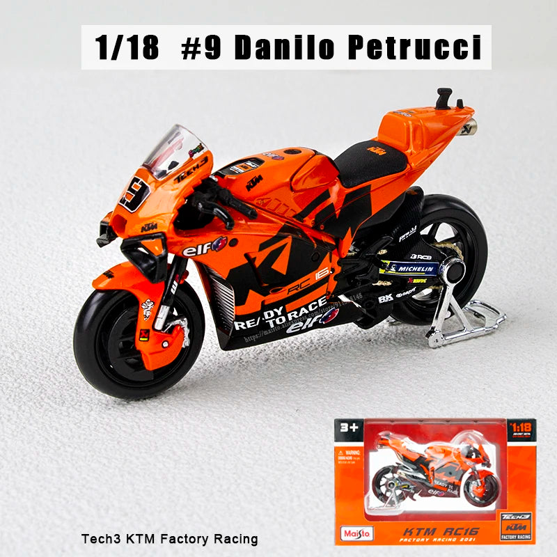 Maisto 1:18 2024 Equipo Ducati Lenovo # 1 Bagnaia Piloto Campeón Moto GP Carrera Aleación Fundida Modelo de Motocicleta Colección Regalo Juguete