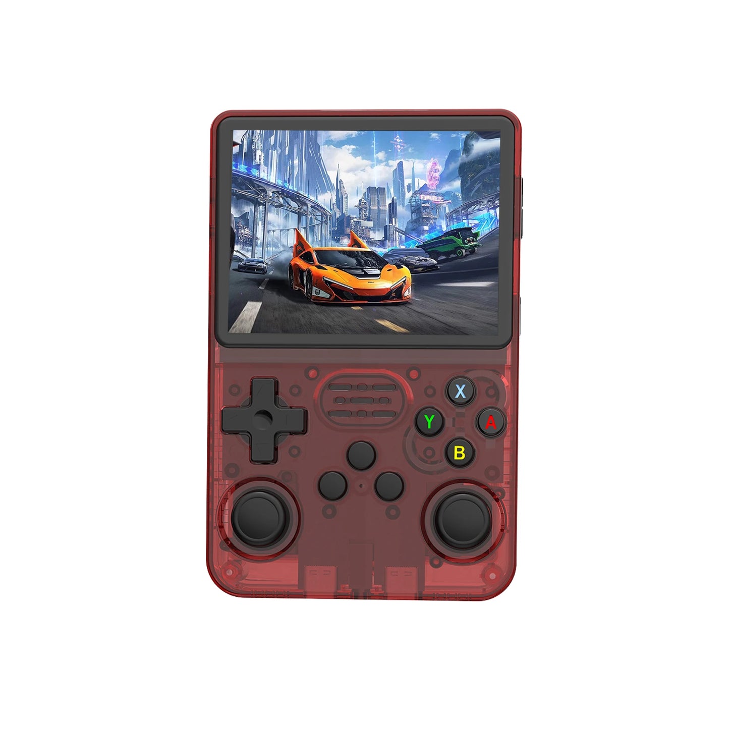 Consola de juegos portátil R36S, pantalla IPS de 3.5 pulgadas, resolución de 640x480, 64 GB de memoria integrada, juegos clásicos precargados