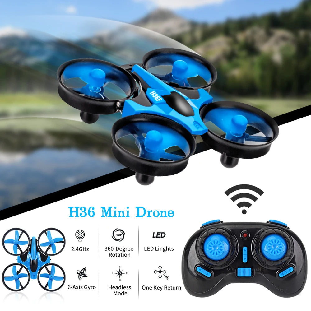 H36 Mini Drone 6 axes sans tête FPV Drones poche télécommande hélicoptère avion RC Dron quadrirotor jouets cadeau de noël pour les enfants