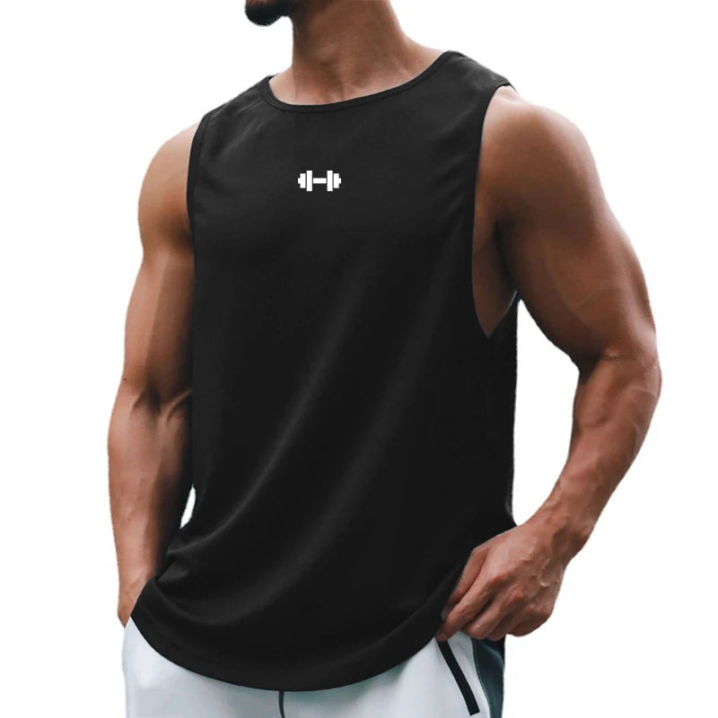 Débardeur Gym Homme — Fitness Musculation Séchage Rapide Basket-Ball
