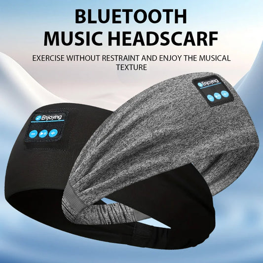Bandeau Bluetooth sans fil, écouteurs de couchage, écouteurs de sport/casquette de musique avec haut-parleurs stéréo HD, masque pour les yeux pour côté Sl