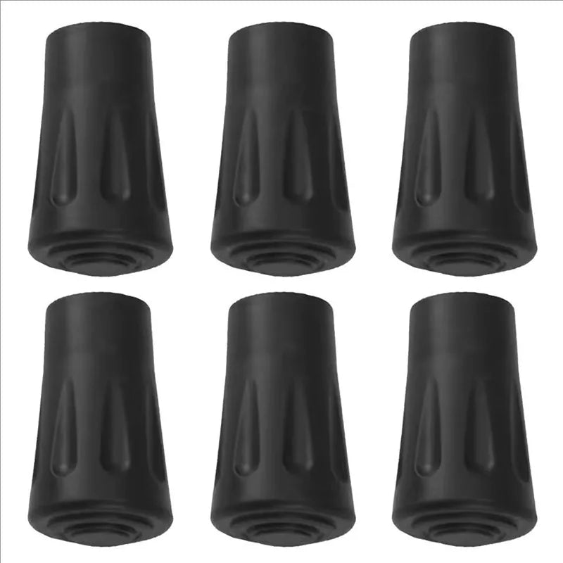 Capuchons de protection antidérapants pour bâtons de trekking, 6/12 pièces, couvre-bas de bâton de marche, coussinets de protection légers pour l'escalade et la randonnée