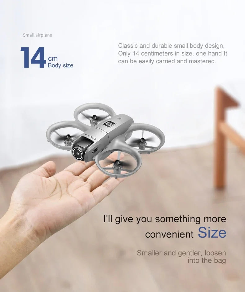 Drone GPS 8K HD professionnel — double caméra, évitement d'obstacles, moteur brushless, flux optique