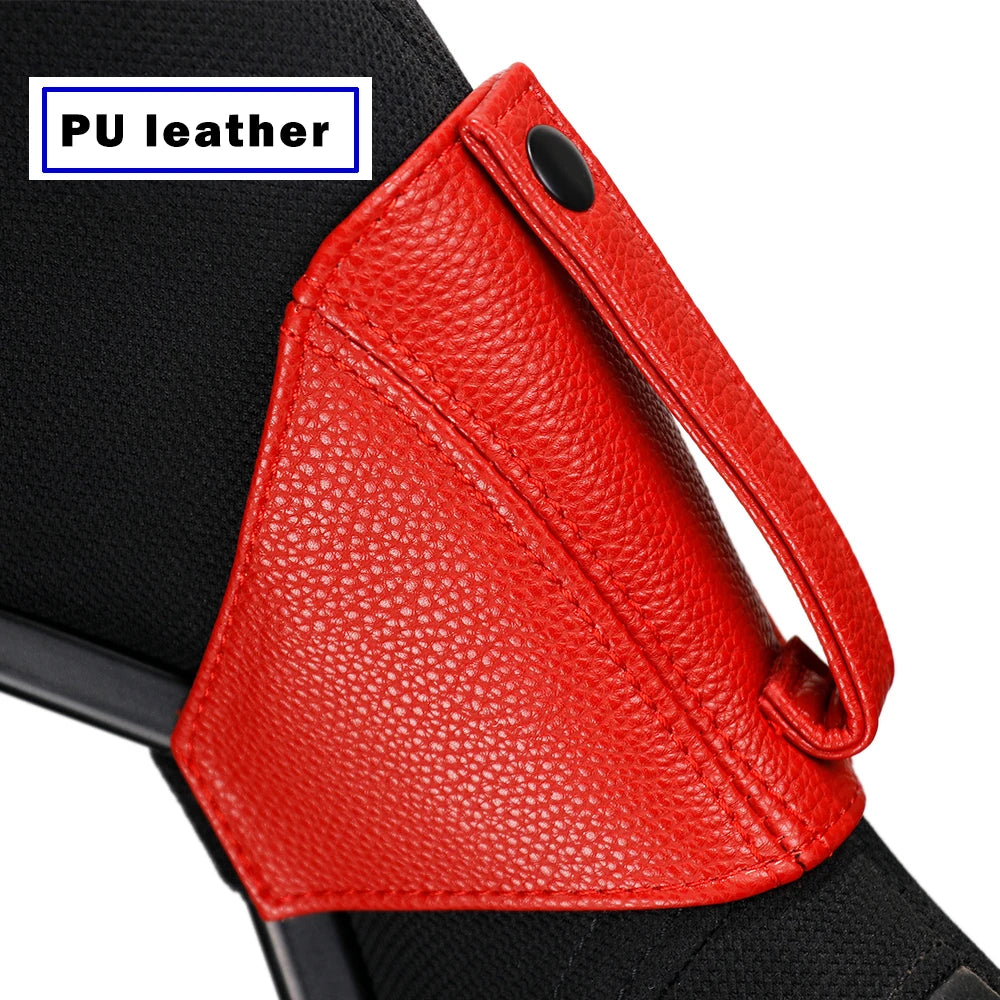 Support de ceinture de sécurité en cuir pour siège baquet de voiture de course JDM, guide et protecteur de ceinture
