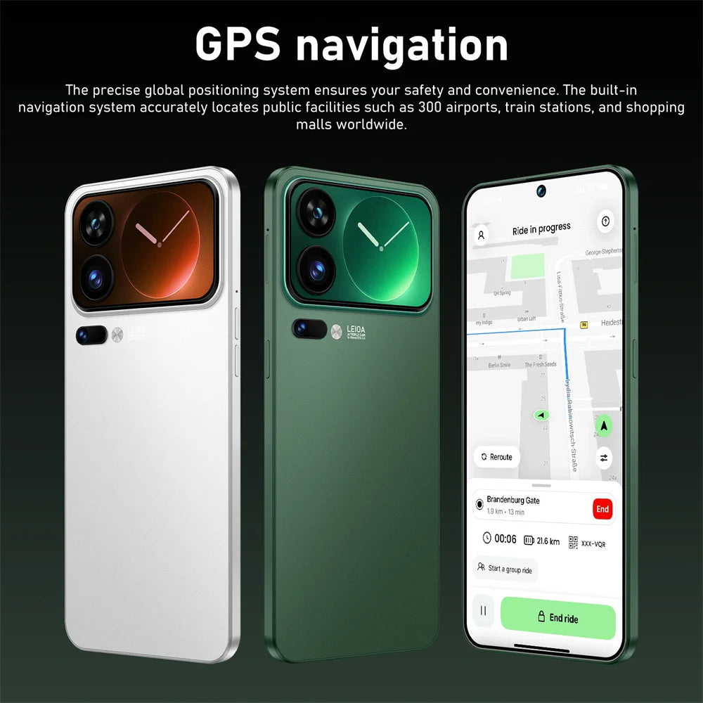 Smartphone M17 Pro Max 7.3HD 2026 NOUVEAU CHAUD Pas Cher 5G Double SIM 7800mAh Android 15 Version Globale Téléphones Mobiles