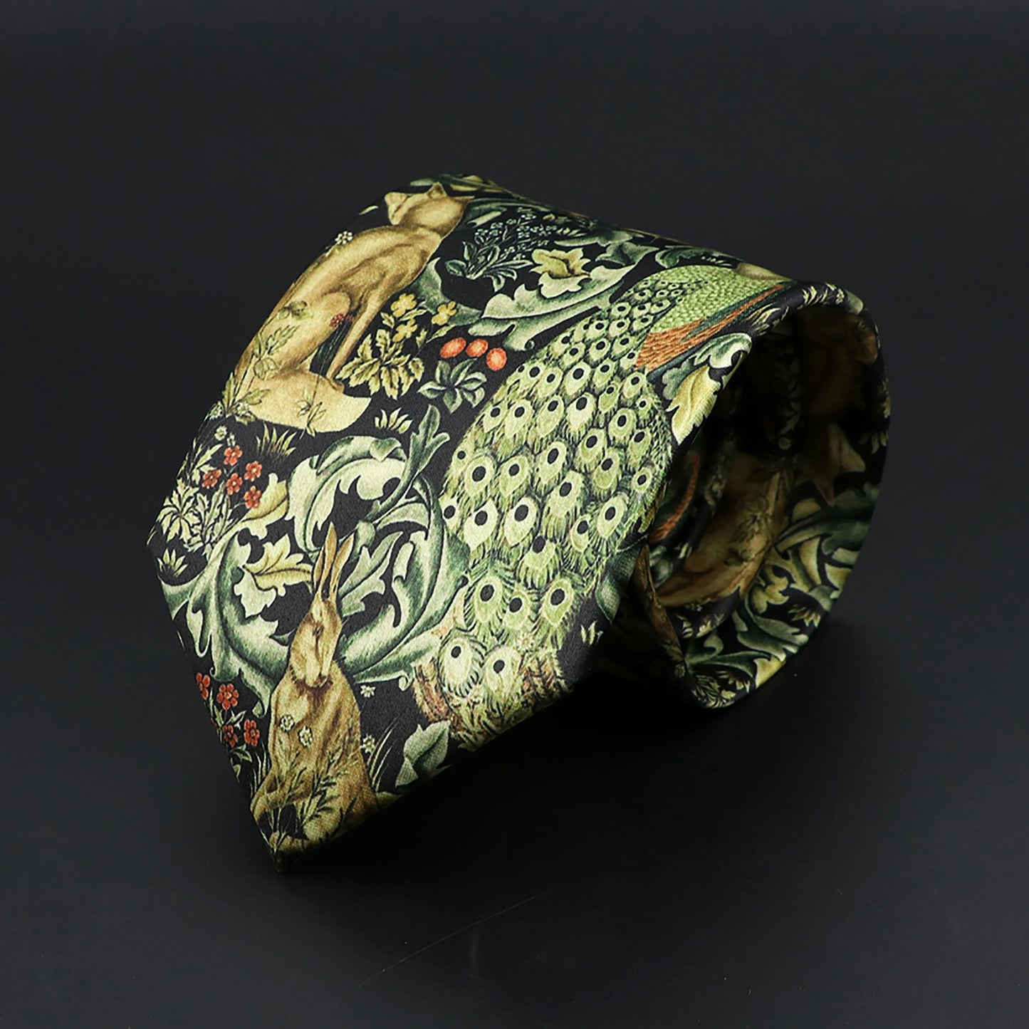 Cravates Vintage à Imprimé Numérique pour Homme, Motif Floral, artificiel an, Forêt, Doux, Rétro, pour ixDécontractée, Accessoire, 8cm