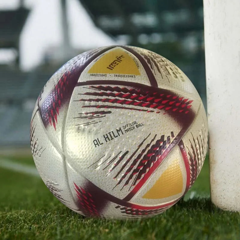 Ballon de Football Taille 5 PU — Sans Couture Match Extérieur Entraînement